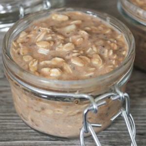 Ambrosia Peanut Butter Overnight Oats