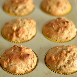 Peanut butter & honey muffins